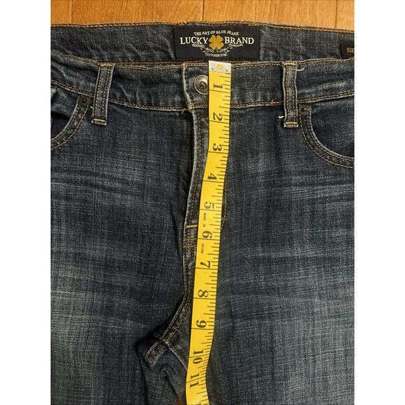 Lucky Brand Sienna Tomboy Crop Jeans Size 14 Medium Wash Casual Mid Rise - Picture 4 of 9